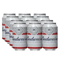 Cerveza Budweiser Lata 354cc X12