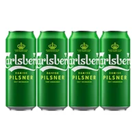 Cerveza Carlsberg Lager Lata 500cc X4