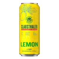 Cerveza Clausthaler Sin Alcohol Limón en Lata 500cc