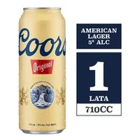 Cerveza Coors Lata 5.0°g 710 cc