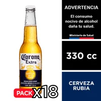 Cerveza Corona 4,5° 18 X 330 Cc.