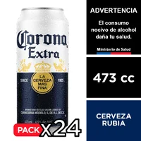 Cerveza Corona 4,5° 24 X 473 Cc.