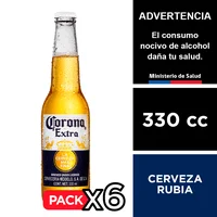 Cerveza Corona 4,5° 6 X 330 Cc.