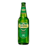 Cerveza Cristal lager botella 650 cc