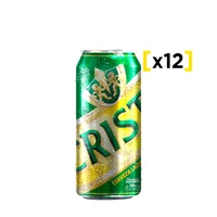 Cerveza Cristal Lata 470 Cc X12