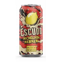 Cerveza Escudo michelada merkén lata 470 cc