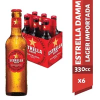 Cerveza Estrella 330cc x6