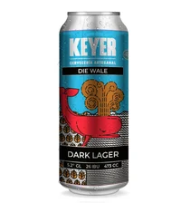 Cerveza Keyer Die Wale Dark Lager 5.2° Lata 473cc