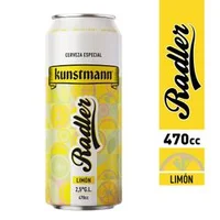 Cerveza Kunstmann Radler Limón 2.5° 470 cc