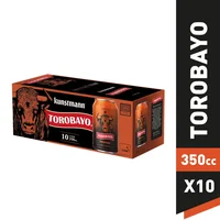 Cerveza Kunstmann torobayo lata 10 un de 350 cc