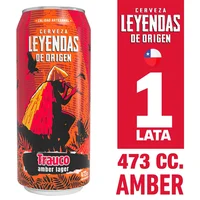 Cerveza Leyendas de origen trauco lata 473 cc