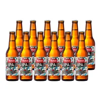 Cerveza Mahou 5 Estrellas Ipa Botella 330cc X12