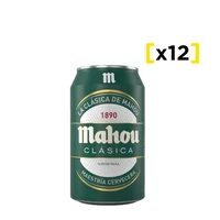Cerveza Mahou Clasica Lata 330cc X12