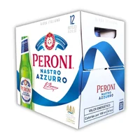 Cerveza Peroni Lager Nastro Azzurro Botella 330cc x12pack