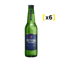 Cerveza Royal Guard Lager Botella 355 Cc X6