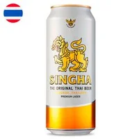 Cerveza Singha Lager 5.0° Lata 490 cc