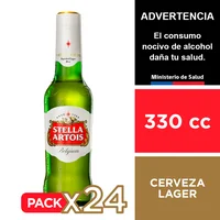 Cerveza Stella Artois 5,0° 24 X 330cc.