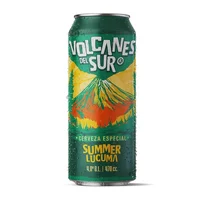 Cerveza Volcanes del Sur summer lúcuma lata 470 cc