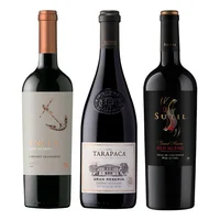 CLUB DE VINOS Nº46: 1x Vino Tarapacá Gran Reserva Cabernet Sauvignon 750cc + 1x Vino Odfjell Ancla Gran Reserva Cabernet Sauvignon 750cc + 1x Vino Sutil Gran Reserva Red Blend 750cc
