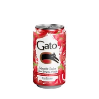 Cóctel de Vino Gato Dulce Borgoña Lata 350cc (24 unidades)