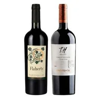 DÚO FLAHERTY - UNDURRAGA: 1x Vino Flaherty Blend (SY/CS/PS/TE) Aconcagua 750cc + 1x Vino Undurraga TH Cauquenes Cabernet Sauvignon 750cc