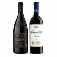 DUO PREMIUM TARAPACÁ - LAPOSTOLLE: 1x Vino Tarapacá Etiqueta Negra Carmenere 750cc + 1x Vino Lapostolle Apalta Blend 750cc