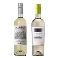DUO SAUVIGNON BLANC: 1x Vino Santa Ema Select Terroir Reserva Sauvignon Blanc 750cc + 1x Vino Doña Dominga Clásico de Familia Sauvignon Blanc 750cc