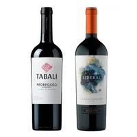 DUO TABALI - SIDERAL (Carmenere/Blend): 1x Vino Tabali Pedregoso Gran Reserva Carmenere 750cc + Vino Sideral Blend 750cc