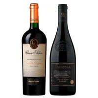 DUO TARAPACÁ (Et. Negra Carmenere) + CASA SILVA (Gran Terroir Carmenere): 1x Vino Tarapacá Etiqueta Negra Carmenere 750cc + 1x Vino Casa Silva Gran Terroir Carmenere 750cc