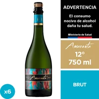 Espumante Amaranta Brut 6 X 750 Ml.