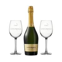 Espumante Undurraga Brut Royal 750cc + 2 Copas de Regalo