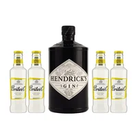 Gin Hendricks + 4 Agua Tónica Britvic 200cc