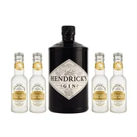 Gin Hendricks 700cc + 4 Fentimans 200cc