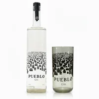 Gin Pueblo 40° 750cc + Vaso