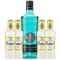 Gin Puerto de Indias Premium Classic 700cc + 4 Britvic Tonic Water