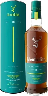 Glenfiddich 16 Años Single Malt 700cc Whisky Edicion Formula 1