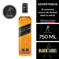 "Johnnie Walker Black Label ""edición Dieciochera"" 750 Ml."