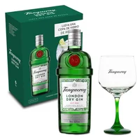 KIT Gin Tanqueray London Dry 700cc 43°alc. + Copa 