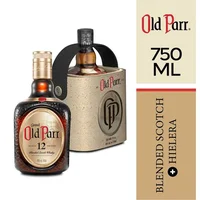 KIT WHISKY OLD PARR 750cc + HIELERA
