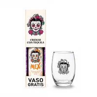 Licor Mex Crema Mango Con Tequila 700cc + Vaso de Regalo