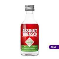 Miniatura Vodka Absolut Tabasco - 50ml (vidrio)