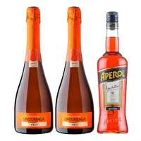 Pack: 1 Aperol 750ml + 2 Undurraga Brut 750ml
