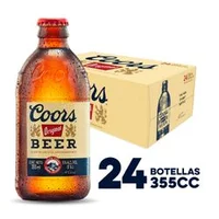 Pack 24 un. Cerveza Coors Lager 5.0° 355 cc