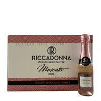 Pack 24x Espumante Riccadonna Moscato Rosé 200cc