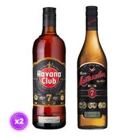 Pack 2x Ron 7 Años Súper Premium - Havana + Matusalén - 700ml