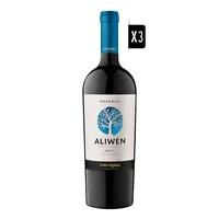 Pack 3x Vino Undurraga Aliwen Merlot