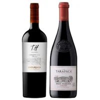 Pack 6 botellas Undurraga TH Carmenere + 6 Tarapacá GR Carmenere ($6.990 c/u)