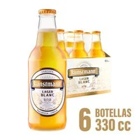 Pack 6 un. Cerveza Kunstmann Lager Blanc Botella 330 cc