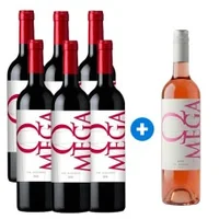 Pack 6 Vinos Omega Cabernet Sauvignon Vik + Omega Rosé de regalo