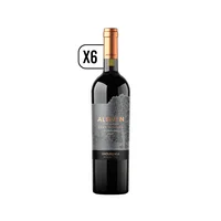Pack 6x Vino Aliwen Gran Reserva Carmenere 750cc